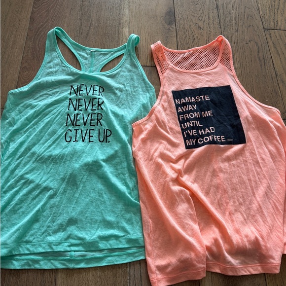 Two Flowy Exercise Tops - Picture 1 of 4